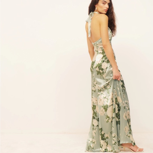 Reformation Veria Silk Dress - Picture 1 of 6